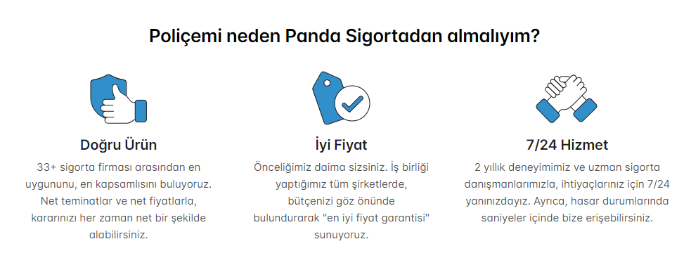 poliçemi neden panda sigortadan almalıyım